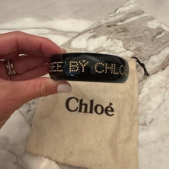 See By Chloe Black Stackable Bangles - Picture 5 of 5